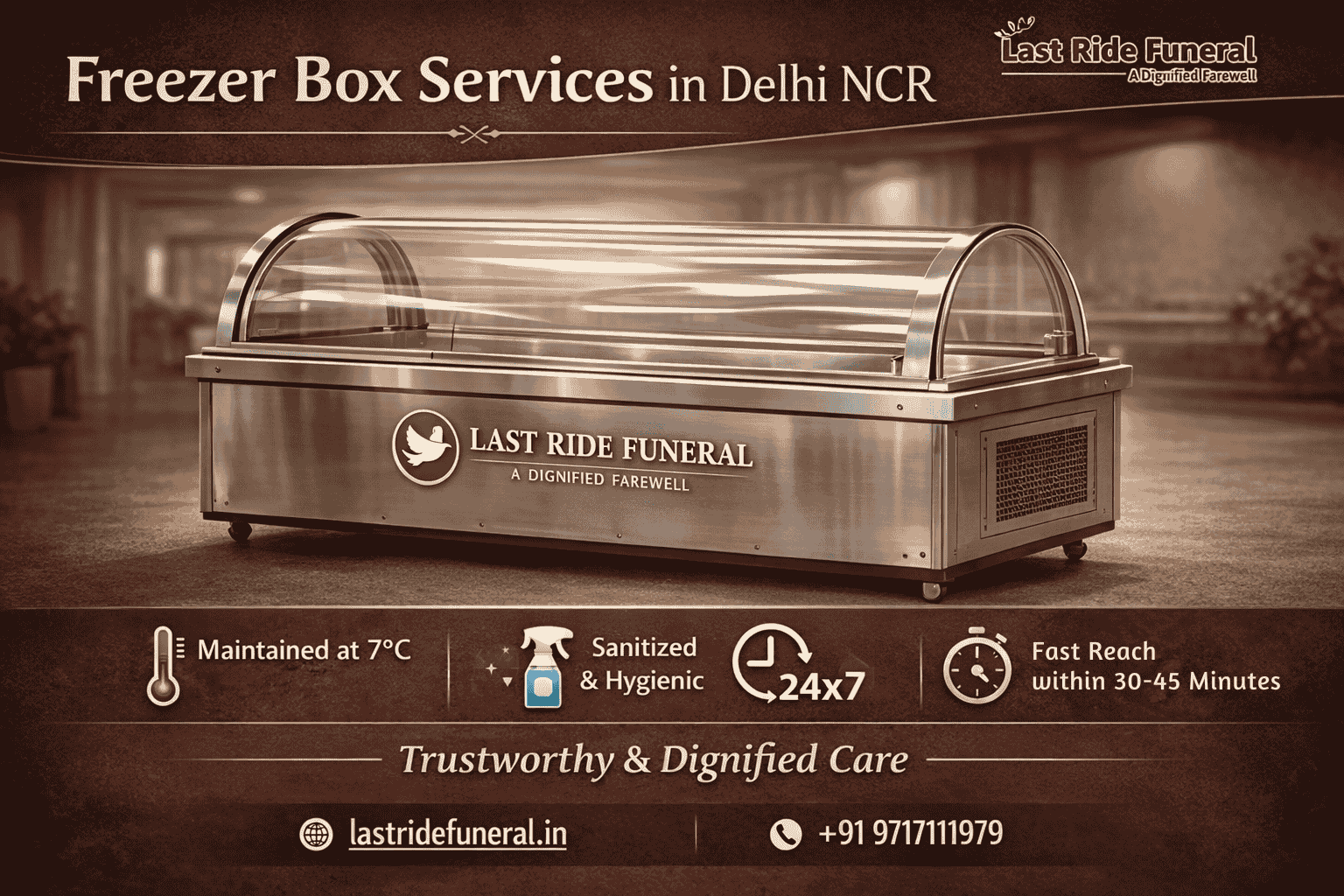 Dead Body Freezer Box Rental Services